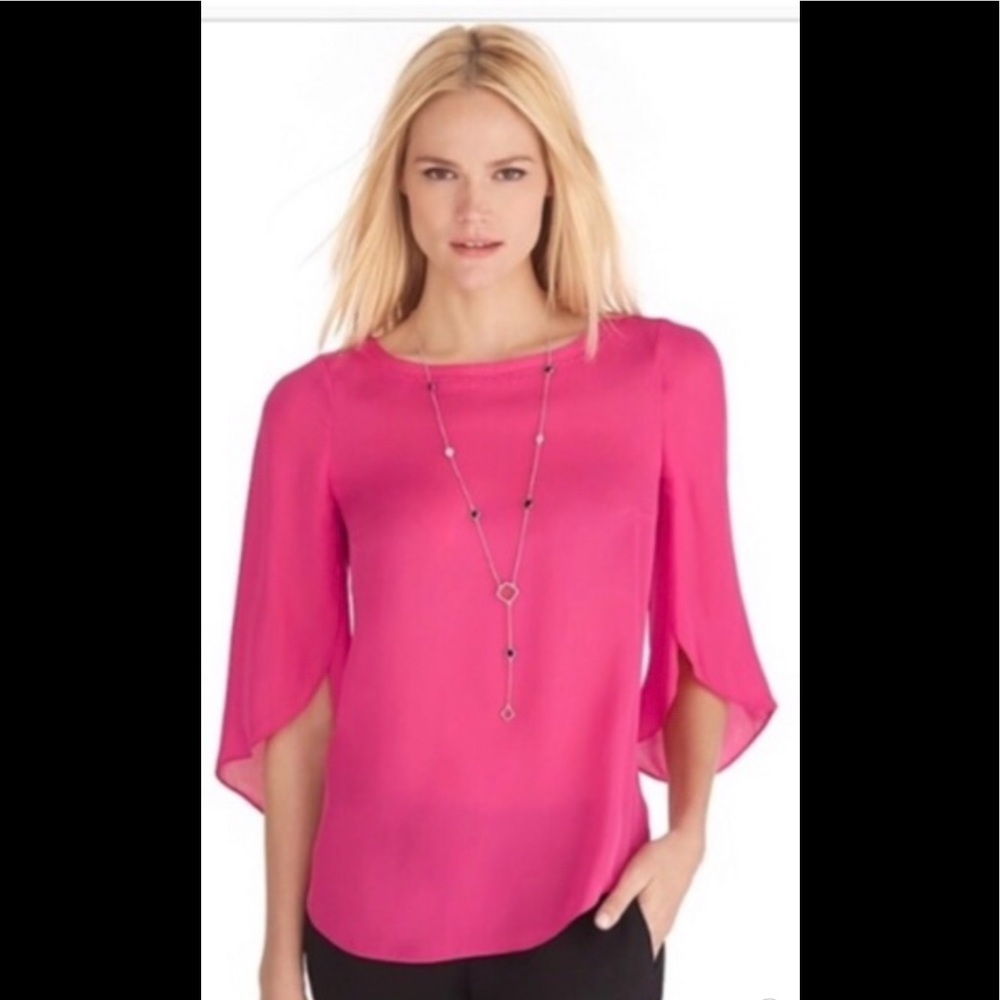 Whbm silk blouse